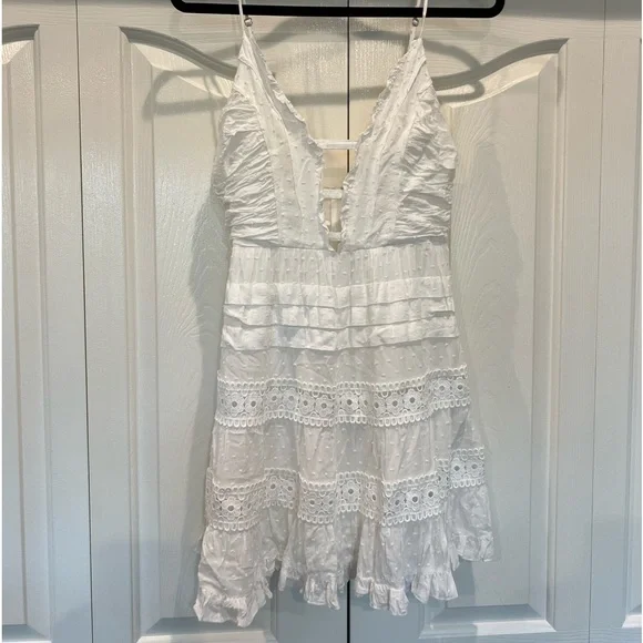 white gauze dress Bayside Airy Maxi Dress | White